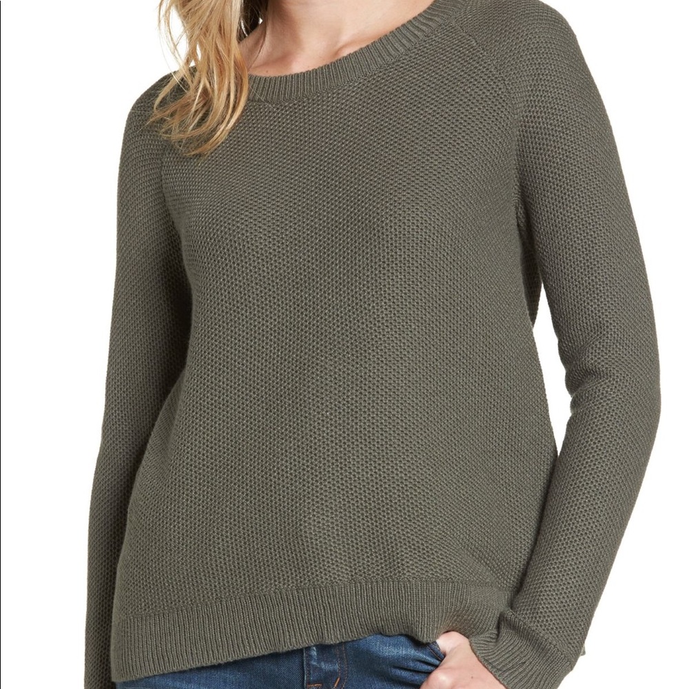Madewell Province Cross Back Pullover Sweater